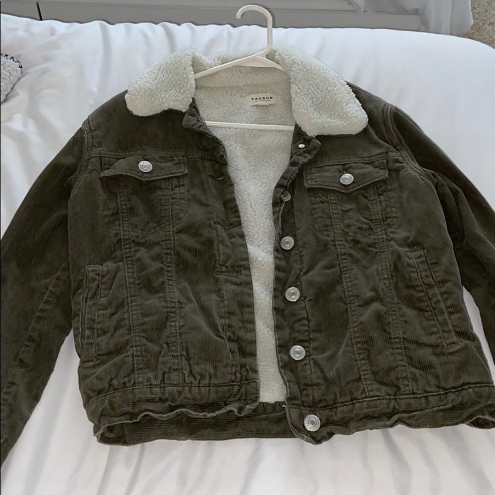 dark green pacsun jacket